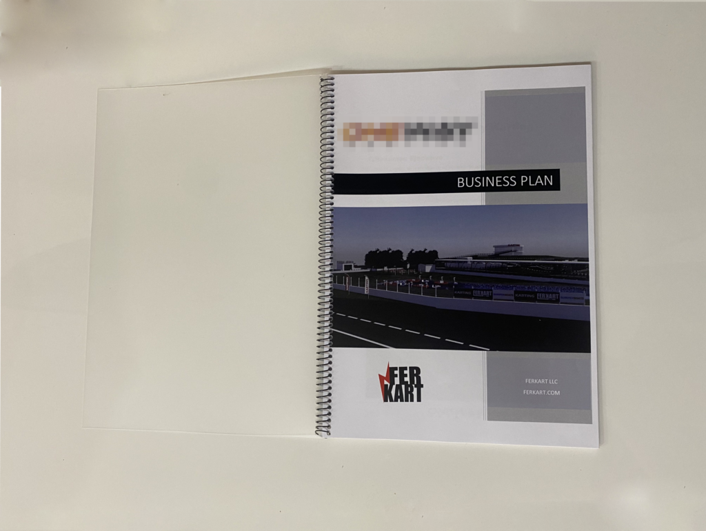 Livreto de plano de negócios para lançar um negócio de kart de sucesso