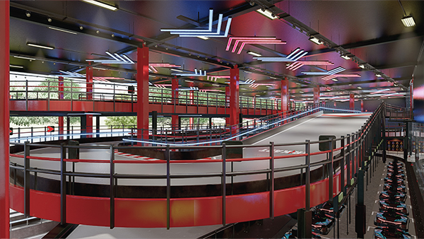 Custo da pista de kart multinível 2